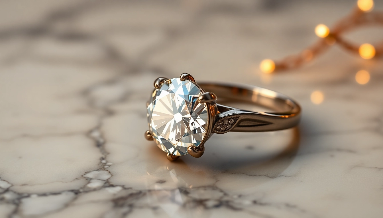 Showcasing a stunning 2 Carat Engagement Ring with a brilliant diamond and intricate band detail.